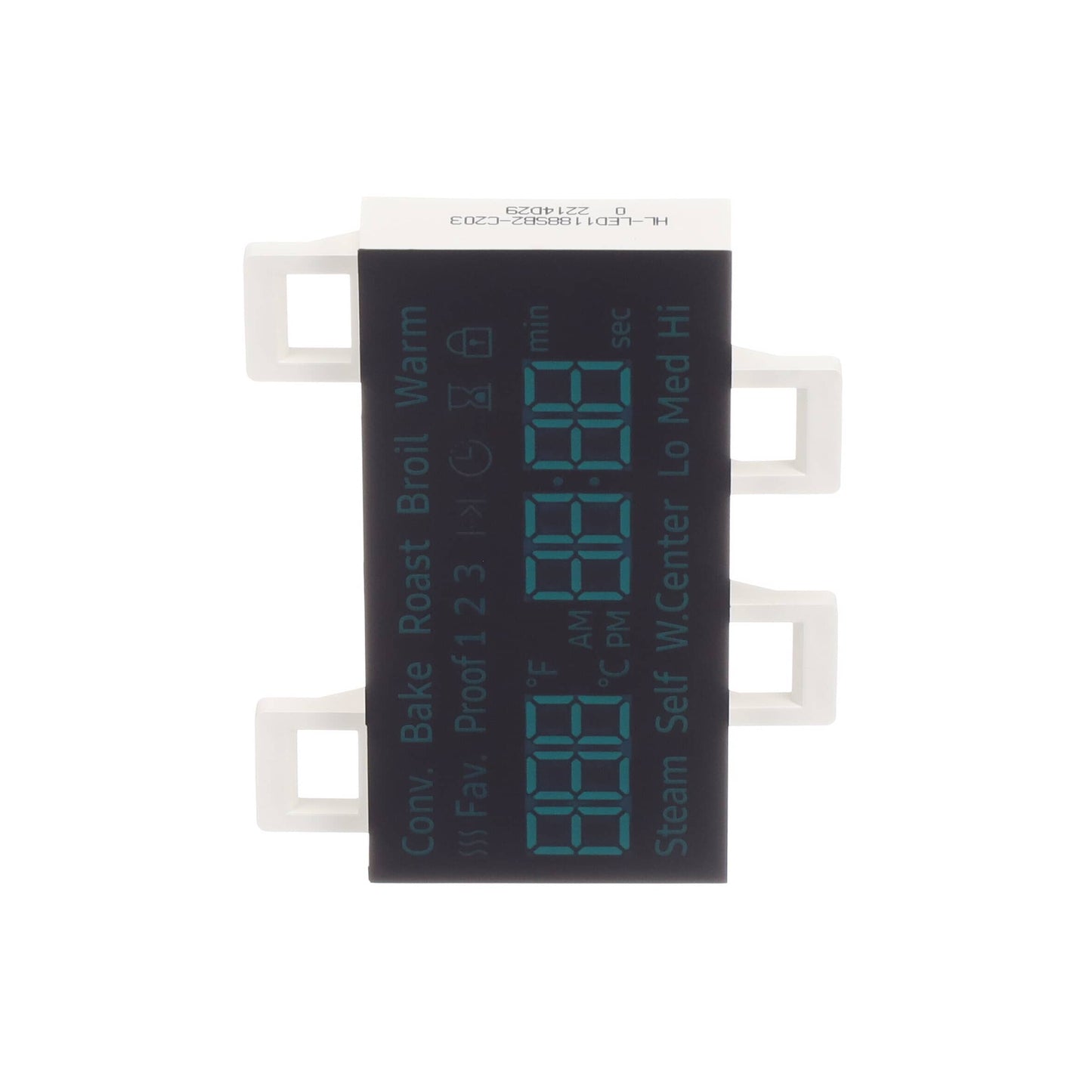 Carte d'affichage de la cuisinière Samsung NE59N6630SS/AA