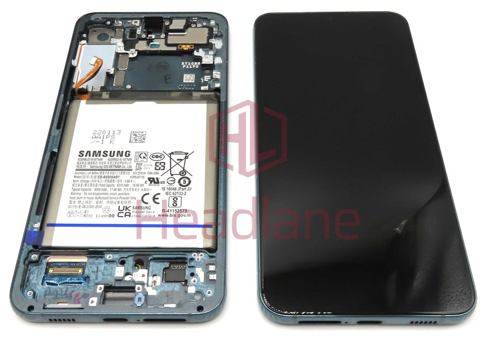 Samsung Mobile Galaxy S22+ 5G Complete LCD with Frame and Touchpad - GH82-27499C