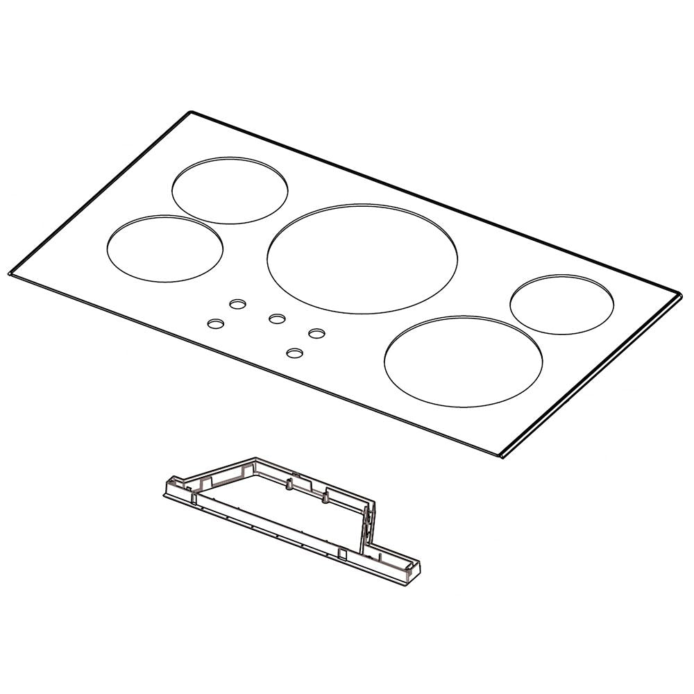 Samsung DG94-01478A Cooktop Main Top