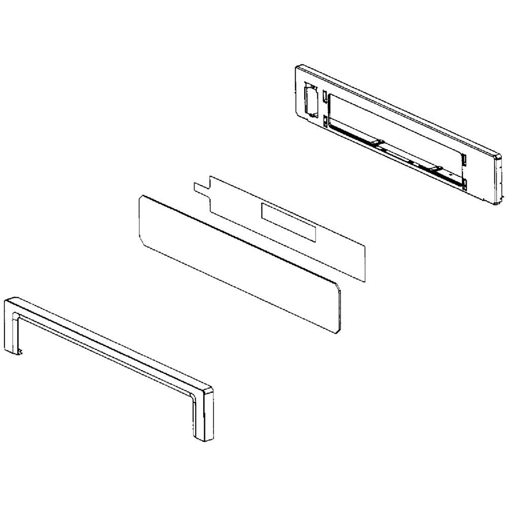 Samsung DG94-01608A Wall Oven Control Panel Assembly - Samsung Parts USA