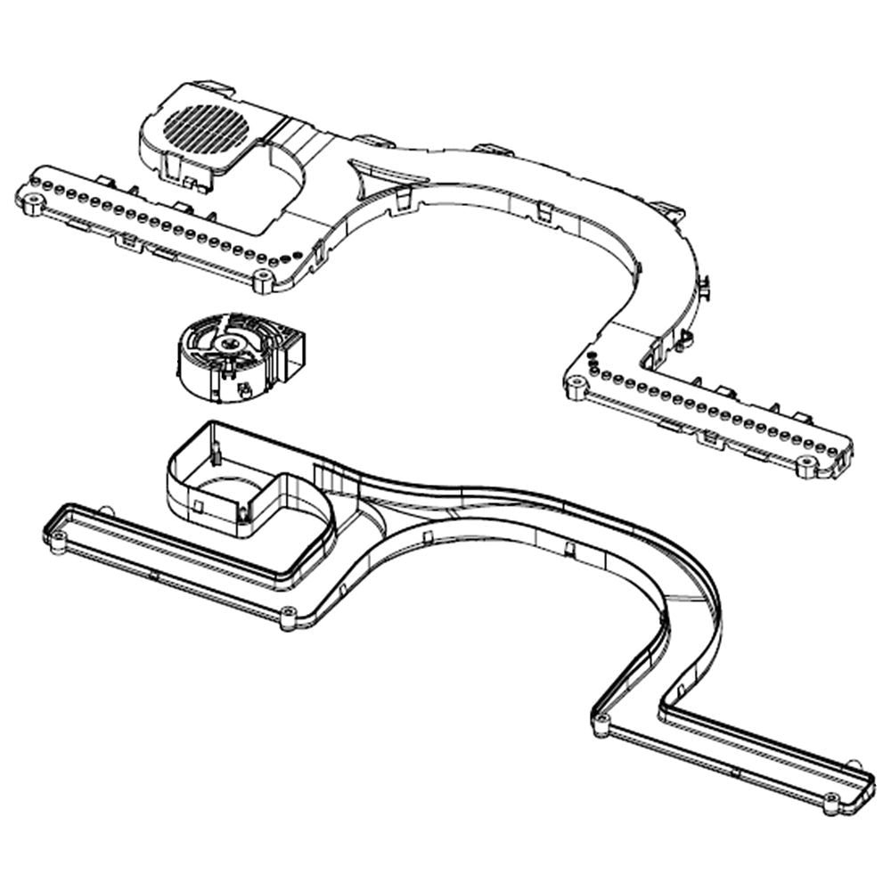 DD82-01344A Air Duct Nozzle