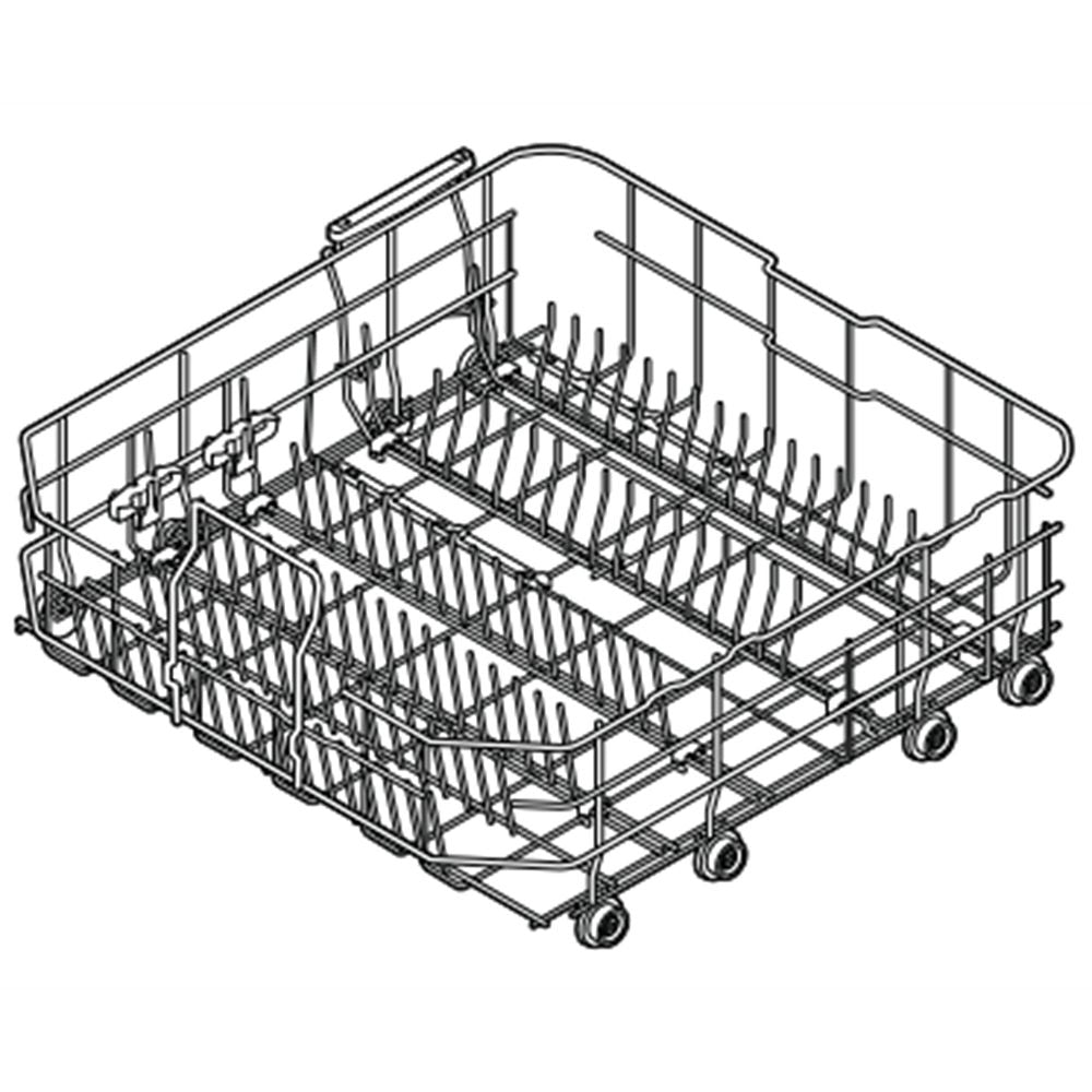 Samsung DD82-01352A Dishwasher Dishrack Assembly, Lower - Samsung Parts USA