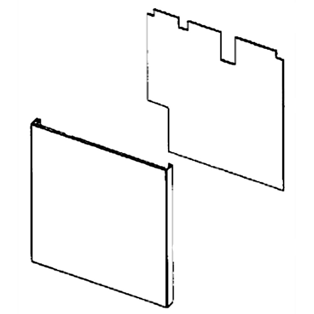 Samsung DD97-00225D Dishwasher Door Outer Panel Assembly - Samsung Parts USA