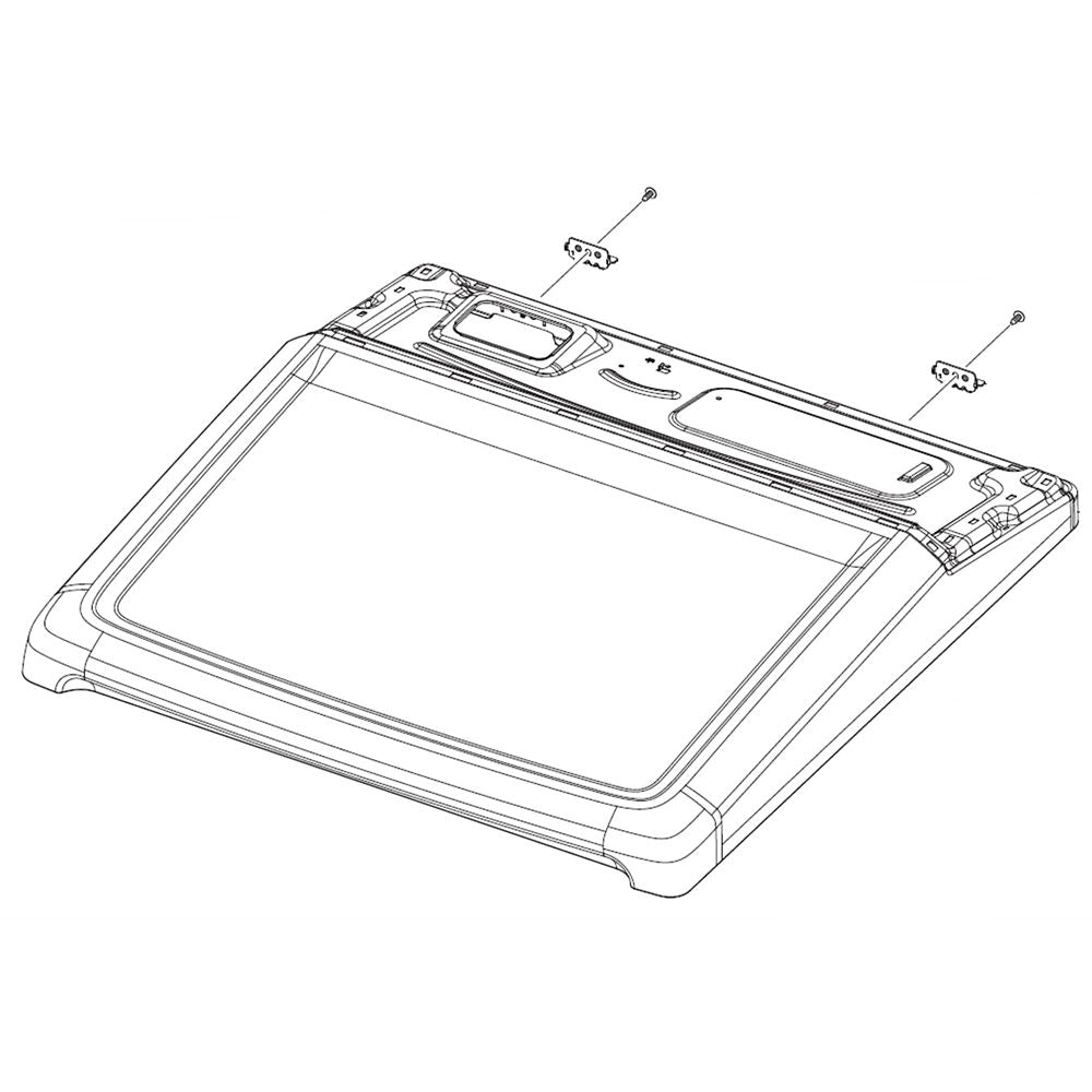 Panneau supérieur du sèche-linge Samsung DC97-21430B