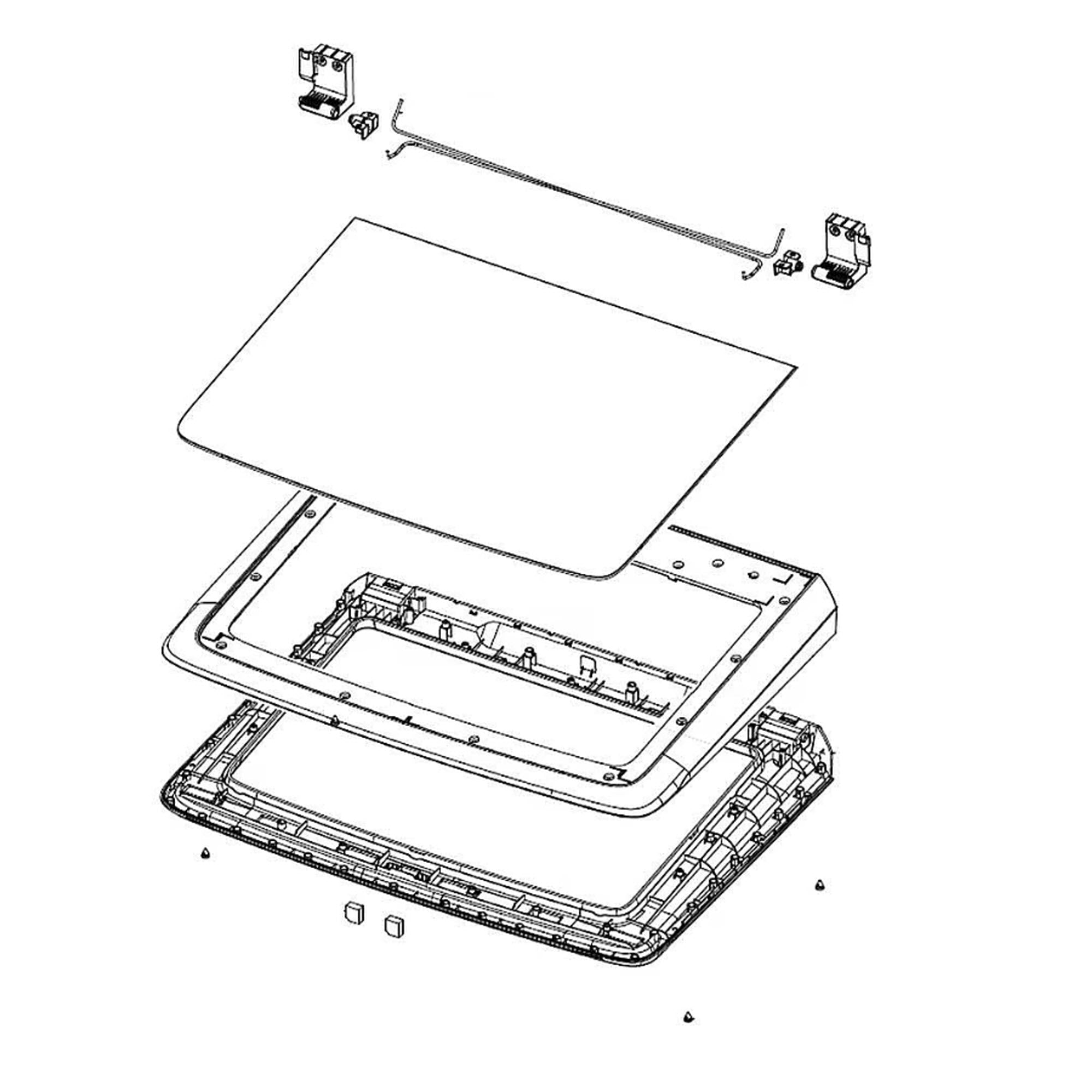 Couvercle de lave-linge Samsung DC97-21510Z