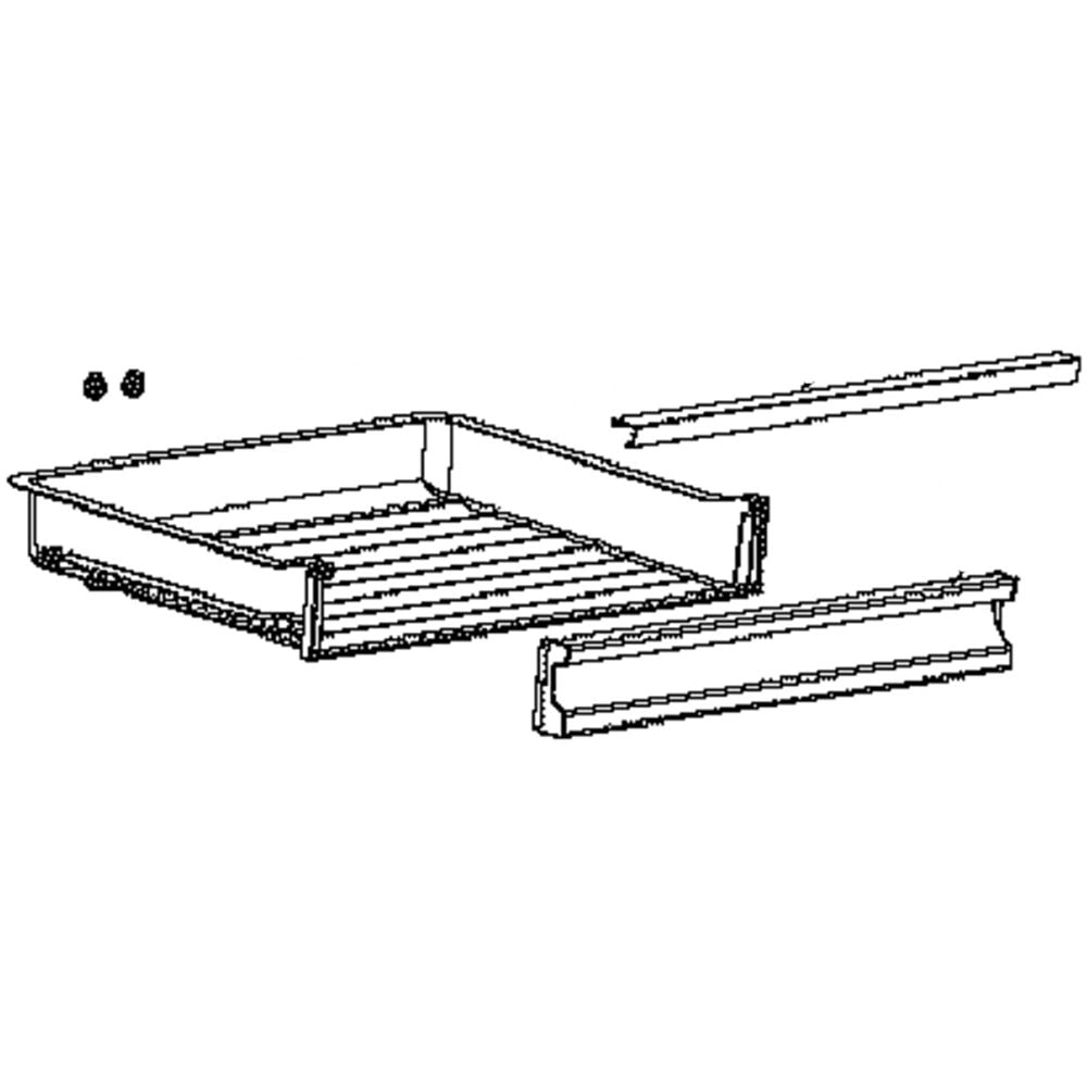 DA97-13125A Refrigerator Pantry Drawer Assembly