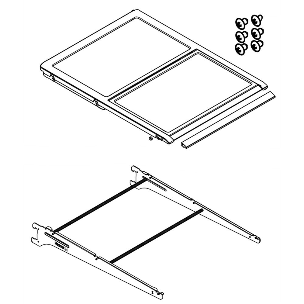 Ensemble d'étagères Quick-Space pour réfrigérateur Samsung DA97-14593A
