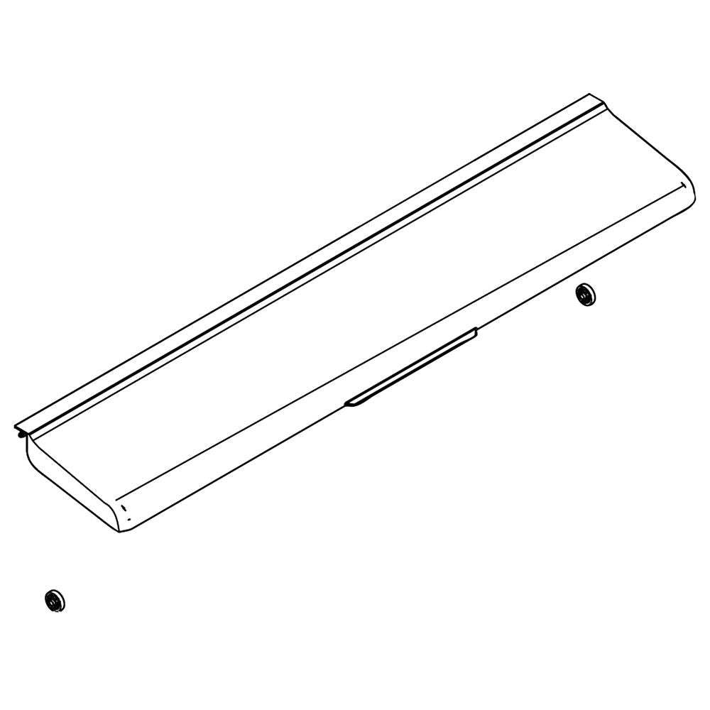 Porte de tiroir de garde-manger pour réfrigérateur Samsung DA97-14620A