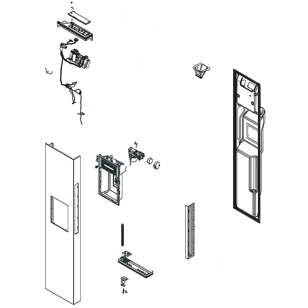 Samsung DA82-02804A A/S Assy-Foam Fre Dispenser 11