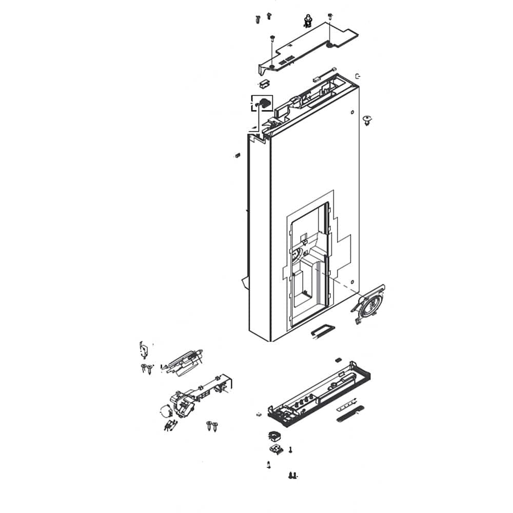 Porte de réfrigérateur gauche Samsung DA91-04693G