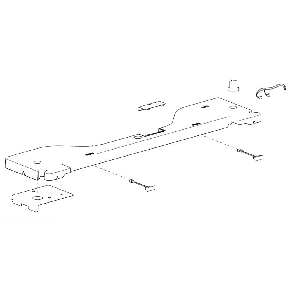Couvercle supérieur du réfrigérateur Samsung DA97-12527L