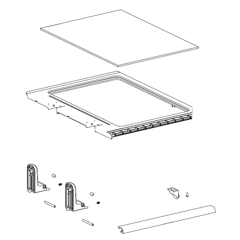 Étagère de réfrigérateur Samsung DA97-15362A