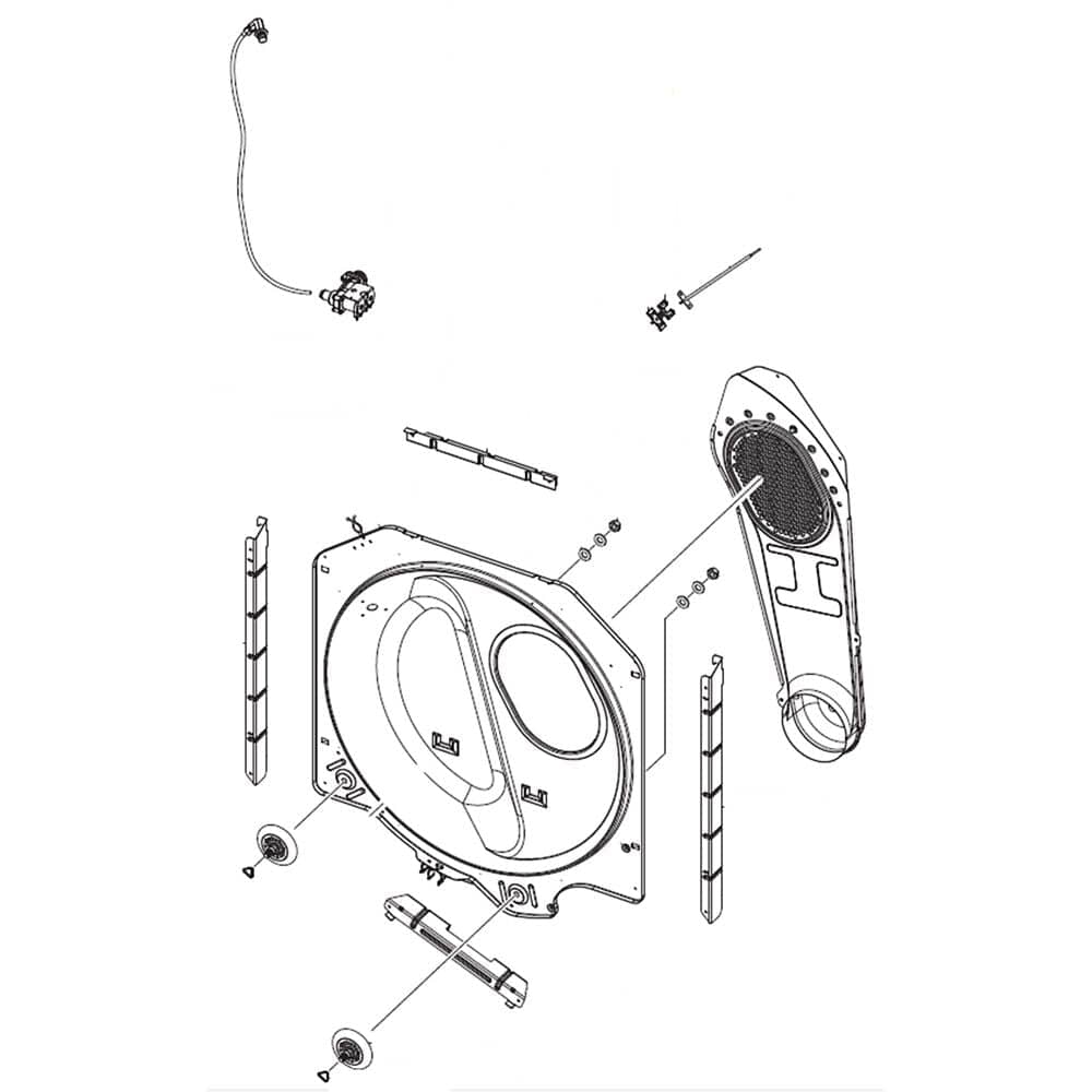 Ensemble tambour arrière Samsung DC97-19083F