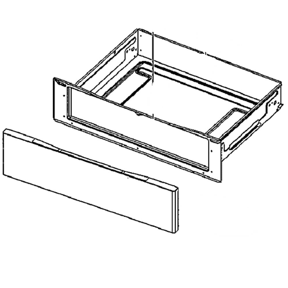 Ensemble de tiroirs de rangement pour cuisinière Samsung DG94-01248A