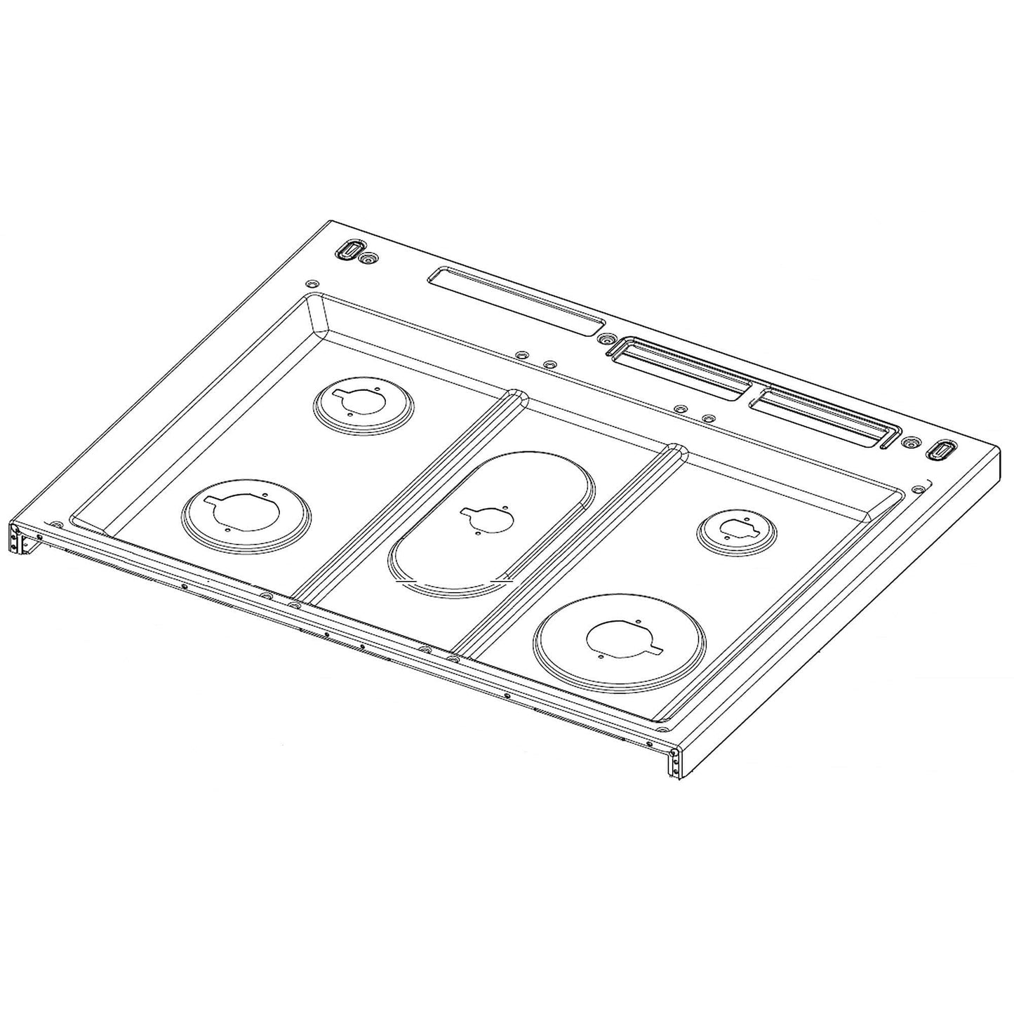 DG94-03627A Ensemble cadre de table de cuisson ; Nx63T8***N