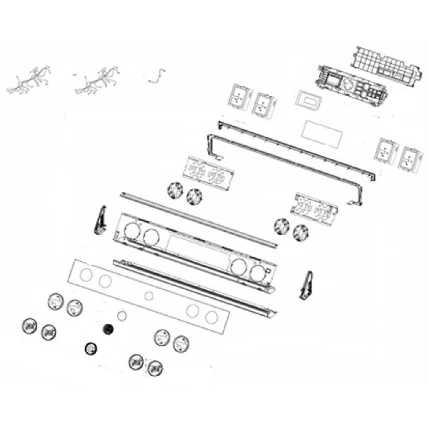 Samsung DG94-03852B ASSEMBLAGE BOÎTIER DE COMMANDE-MODULE