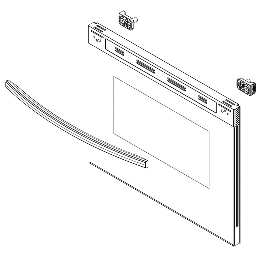 Panneau extérieur de porte de four Samsung DG94-04083A