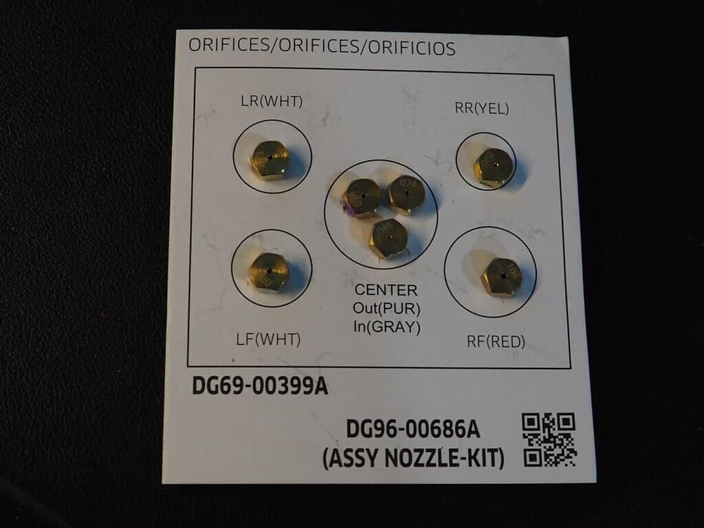 Kit de buse d'assemblage DG96-00686D