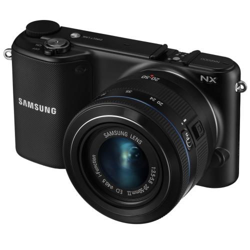 Samsung EVNX2000BF/WCA Digital Camera - Mirrorless Camera with Wi-Fi Connectivity and Touchscreen Display