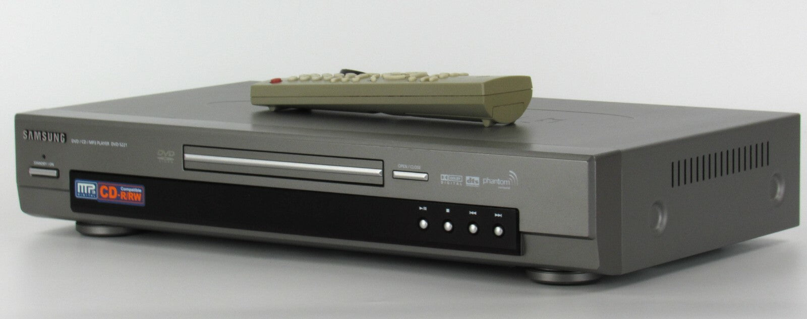 Samsung DVDS221 DVD Player - Compact DVD Player with Smooth Playback and USB Support