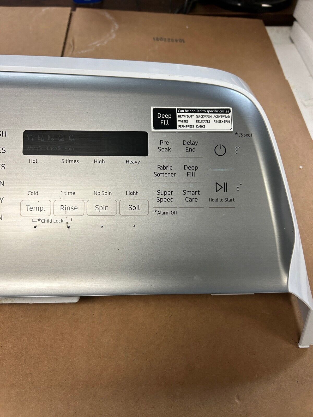 Module de commande du panneau d'assemblage DC97-21544N ; A2-P