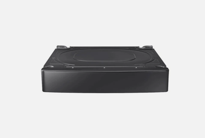 Samsung WE272NV/A3 27†Laundry Pedestal with Storage Drawer, Black Stainless Steel