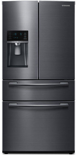 Réfrigérateur Samsung RF25HMEDBSG/AA de 25 pi³ à 4 portes et portes françaises flexibles