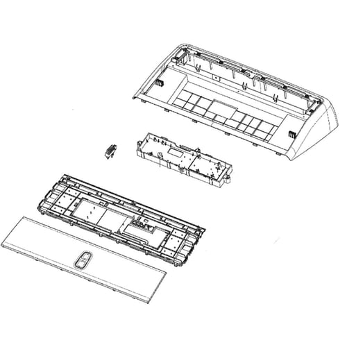 Samsung DC97-19206E Dryer Control Panel Assembly - Samsung Parts USA