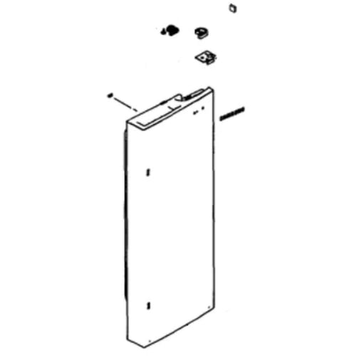 Samsung DA91-04158D Refrigerator Door Assembly, Right - Samsung Parts USA