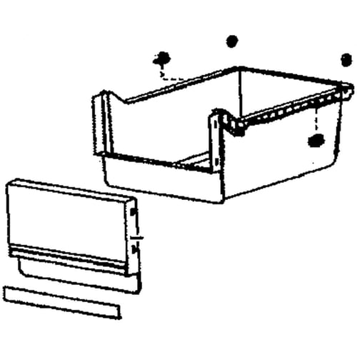 Samsung DA97-10881E Refrigerator Freezer Drawer Assembly - Samsung Parts USA