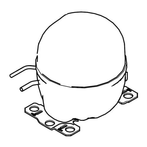 Samsung NF54M7151ANE01 Cmp, Comp, Refrigerator, R-600A - Samsung Parts USA