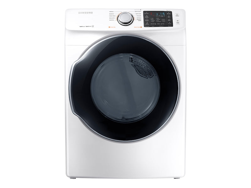 Samsung DVE45M5500W/A3 7.5 Cu. Ft. White Electric Dryer With Steam