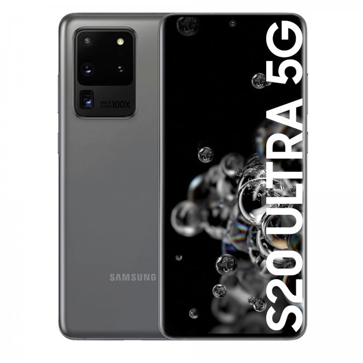 Samsung Galaxy S20 Ultra 5G SM3G988UZAEXAA - Factory Unlocked, Cosmic Gray, 512GB Storage, AI Ultra Night Mode