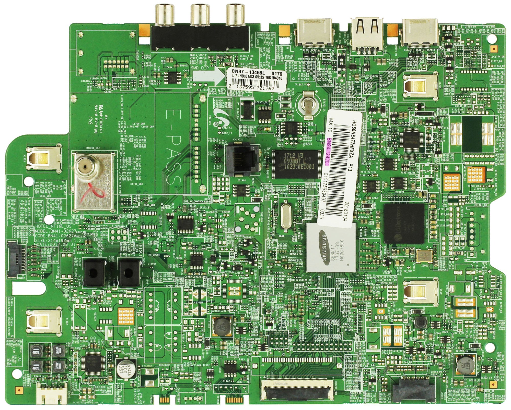 BN94-12420L MAIN PCB ASSEMBLY