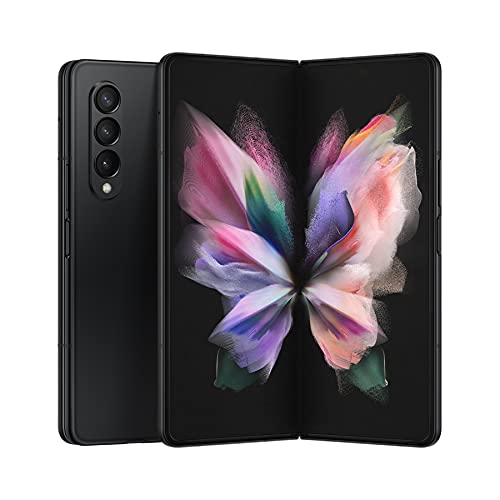 Samsung Galaxy Z Fold3 5G SM-F936UZAFXAA - Factory Unlocked, Phantom Black, 512GB Storage, Adaptive Flex Mode