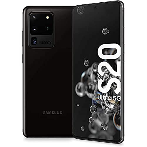 Samsung Galaxy S20 Ultra SM-G988UZKEATT - Verrouillé AT&amp;T, Noir cosmique, 128 Go de stockage, Samsung Knox Vault