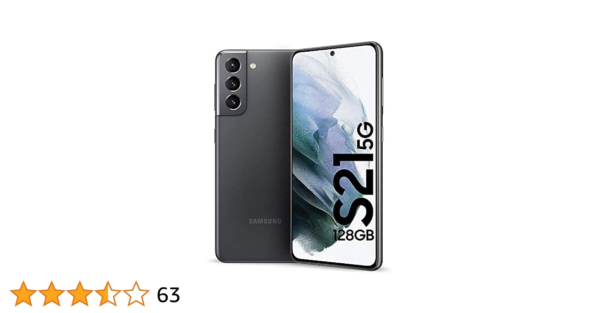 Samsung Galaxy S21 SM-G991UZAATMB - T-Mobile Locked, Phantom Gray, 128GB Storage, Samsung DeX Support