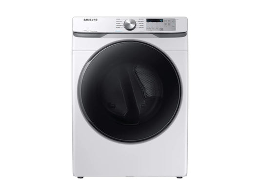 Sécheuse à gaz Samsung DVG45R6100W/A3 de 7,5 pi³ avec Steam Sanitize+, blanche