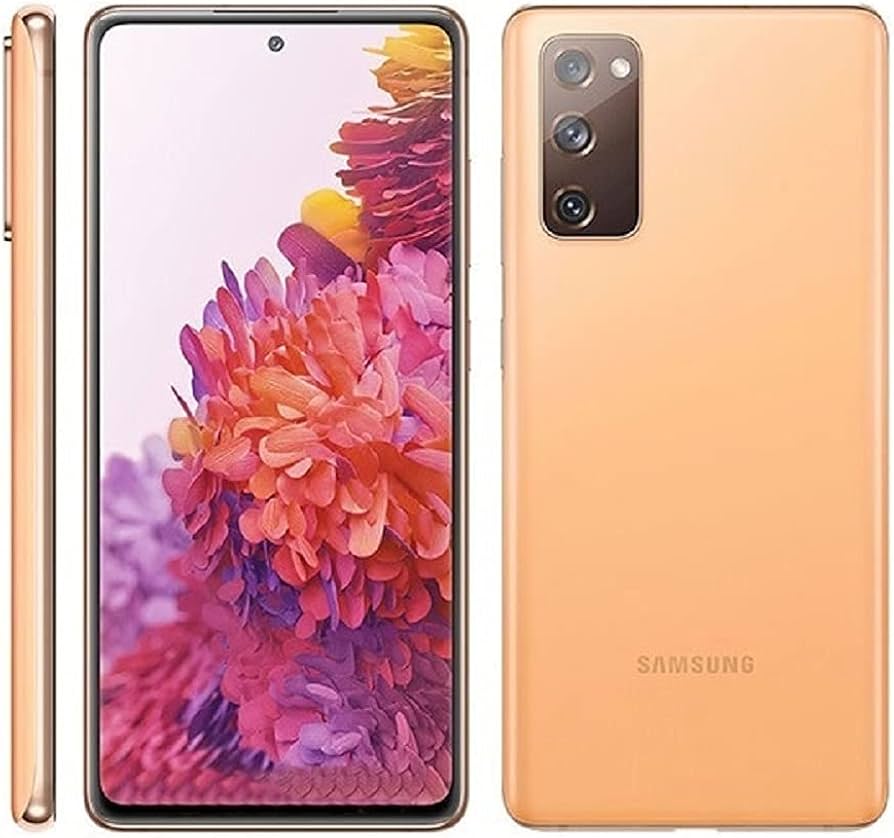 Samsung Galaxy S20 FE 5G SM-G781UZOMXAA - Factory Unlocked, Cloud Orange, 256GB Storage, HDR10+ AMOLED Display