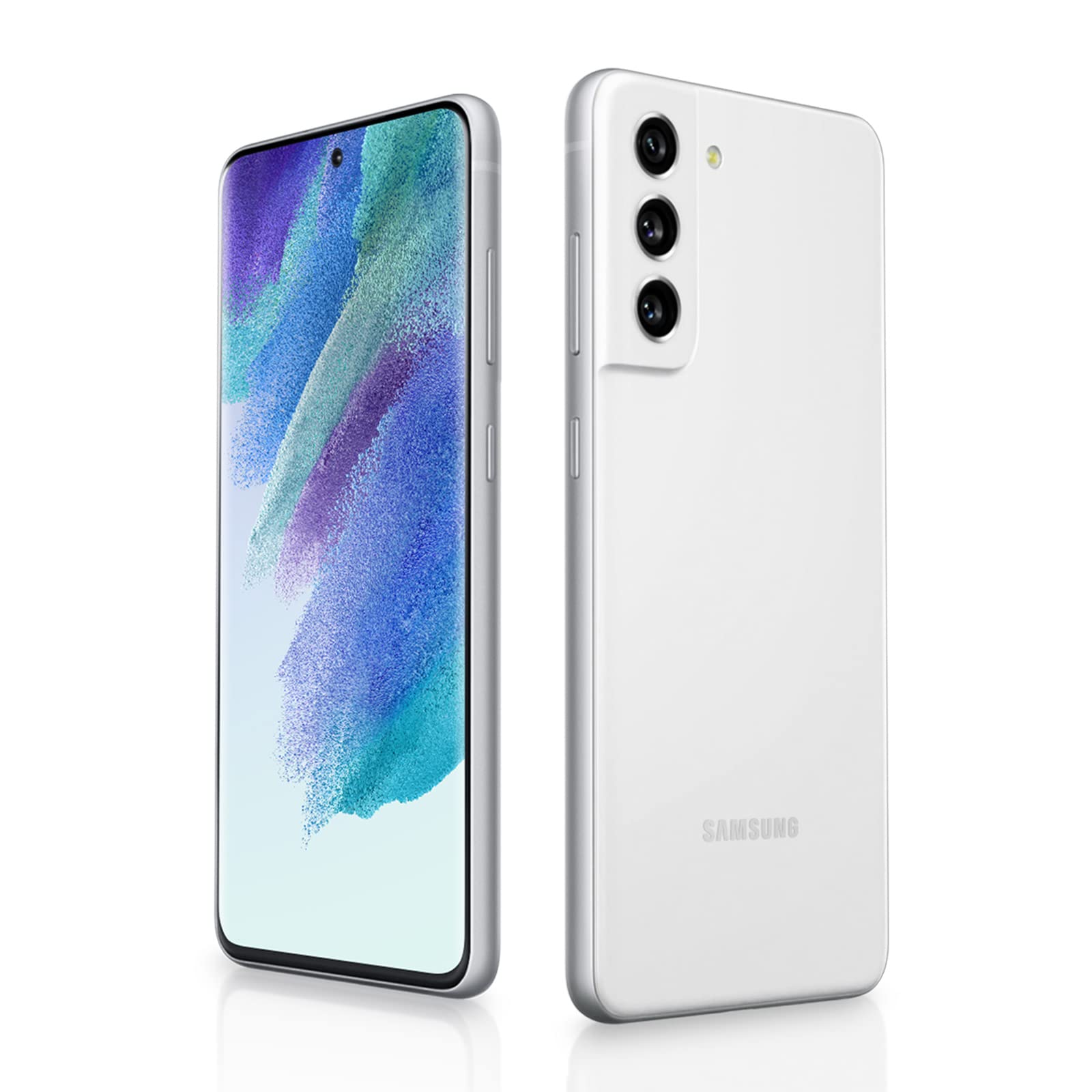 Samsung Galaxy S21 FE 5G SM3S711UZWAXAA - Factory Unlocked, White, 128GB Storage, AI Super Night Mode