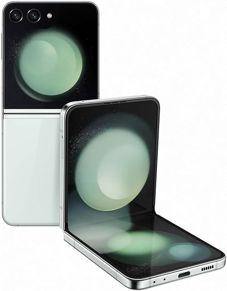 Samsung SM2F741ULBEATT - Galaxy Z Flip5 AT&T Prepaid Smartphone with 1.9" Cover Screen & One UI 6