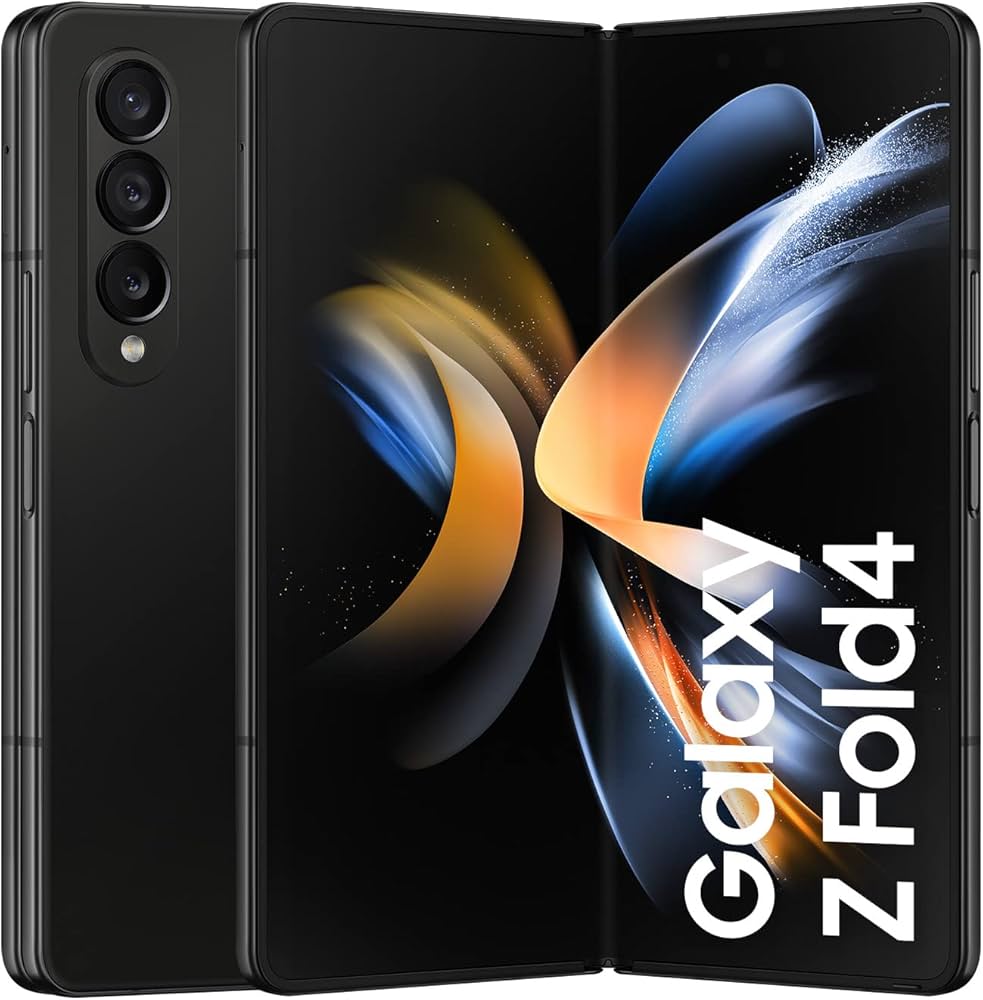 Samsung Galaxy Z Fold4 5G SM3F916UZNAXAR - Factory Unlocked, Phantom Black, 512GB Storage, Snapdragon 8+ Gen 1
