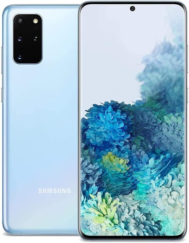 Samsung Galaxy S20+ 5G SM3G986ULBAXAA - Factory Unlocked, Cloud Blue, 128GB Storage, Snapdragon 865