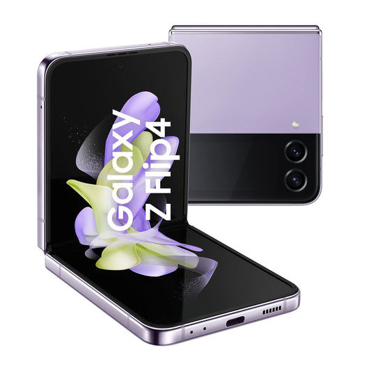 Samsung Galaxy Z Flip4 5G SM-F721U7EEXAA - Débloqué en usine, Bora Purple, 128 Go de stockage, charge rapide 2.0
