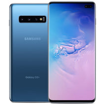 Samsung Galaxy S10+ SM-G975UCWYTMB - Verrouillé par T-Mobile, Bleu Prisme, 128 Go de stockage, écran AMOLED HDR10+