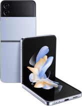 Samsung Galaxy Z Flip4 5G SM-F721ULBAUSC - Factory Unlocked, Blue, 256GB Storage, Wireless PowerShare