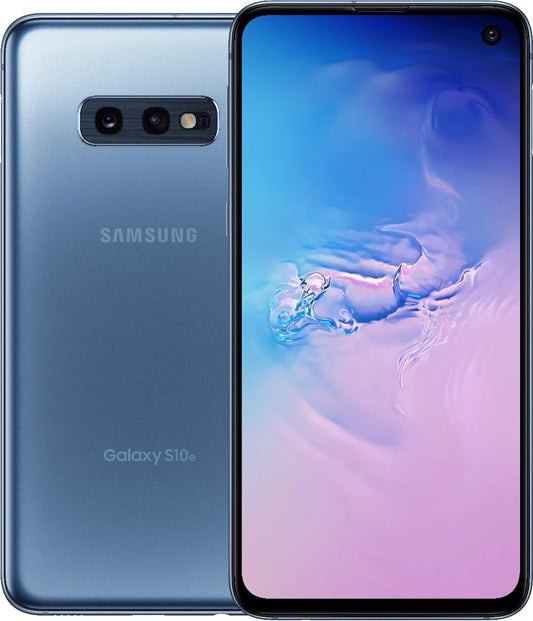Samsung Galaxy S10e SM4G970UZBEATT - Verrouillé AT&amp;T, Bleu prisme, 256 Go de stockage, Appareil photo à intelligence artificielle