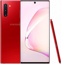 Samsung Galaxy Note10 5G SM3N970UZRAXAR - Factory Unlocked, Aura Red, 256GB Storage, AI Night Mode