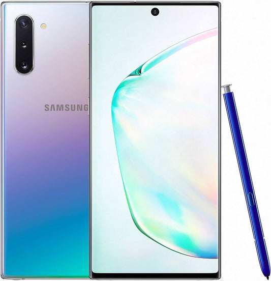 Samsung Galaxy Note10 5G SM3N970UZWAXAR - Factory Unlocked, Aura Glow, 256GB Storage, AI Ultra Performance Mode