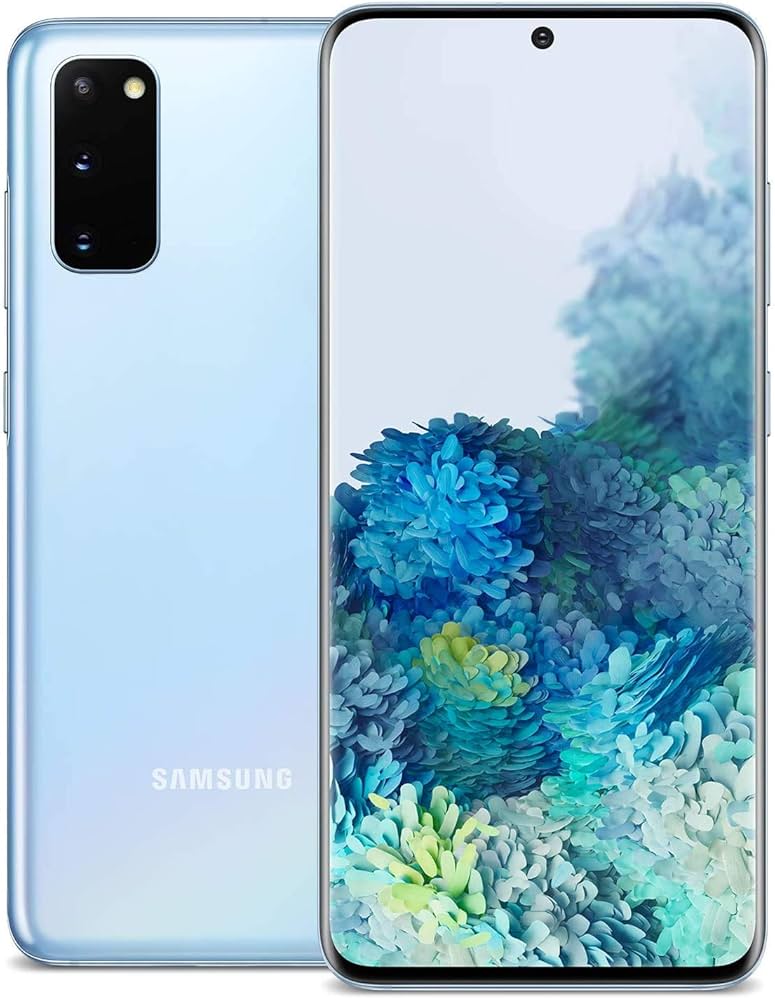 Samsung Galaxy S20 5G SM3G981ULBAXAA - Factory Unlocked, Cloud Blue, 128GB Storage, Snapdragon 865